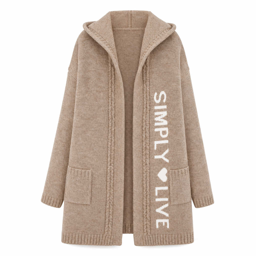 🔥LAST DAY SALE 50% OFF!!🧶Women's Long Hooded Knit Cardigan✨