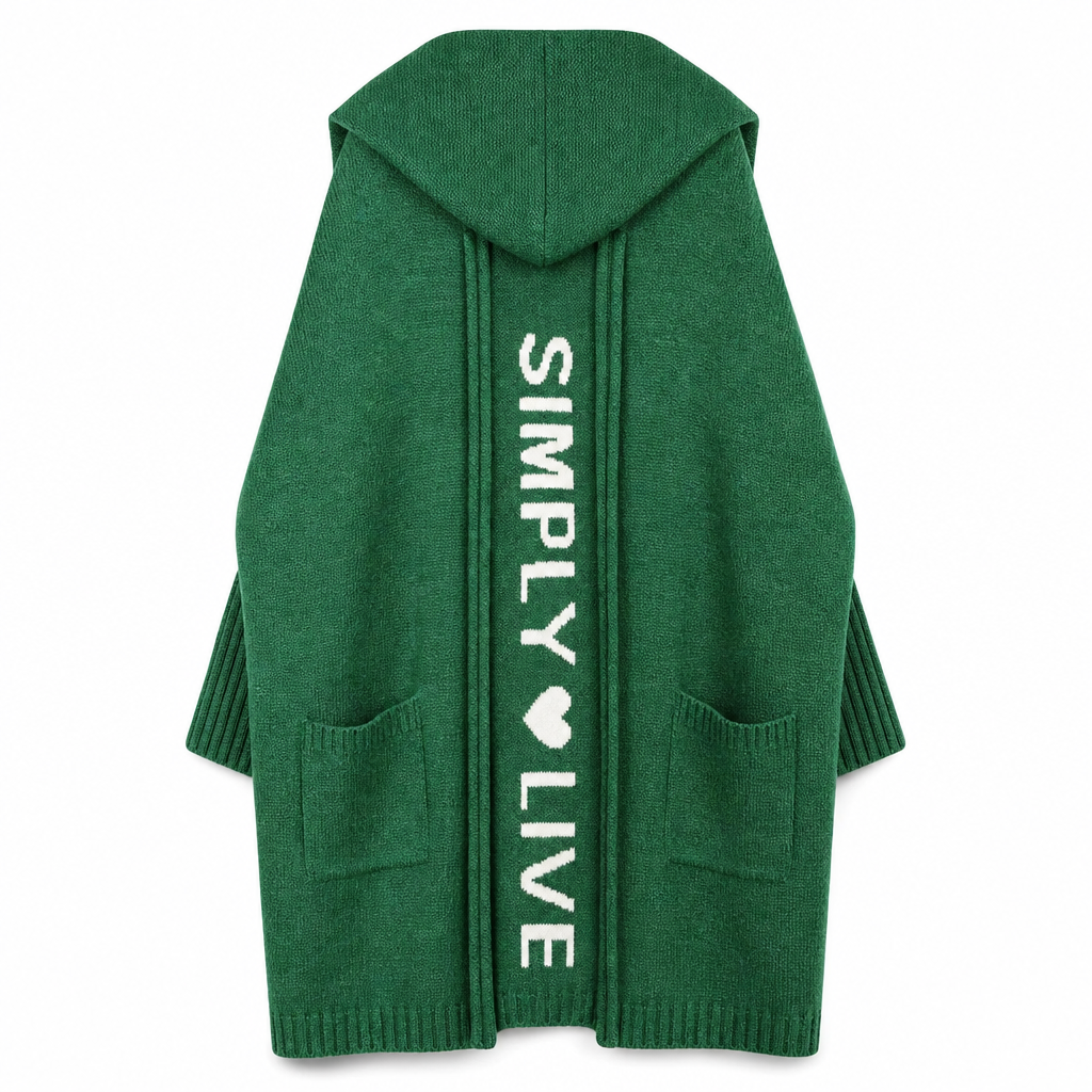 🔥LAST DAY SALE 50% OFF!!🧶Women's Long Hooded Knit Cardigan✨
