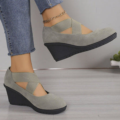💎Women's Wedge Flats Slip On Comfort Shoes✨