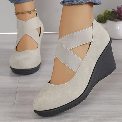 💎Women's Wedge Flats Slip On Comfort Shoes✨