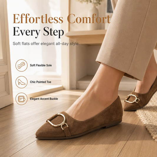 Women's Pointed Toe Casual Flat Shoes