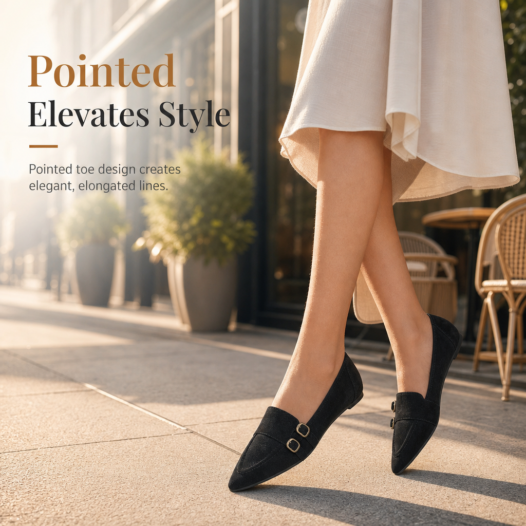 Women's Pointed Toe Casual Flat Shoes