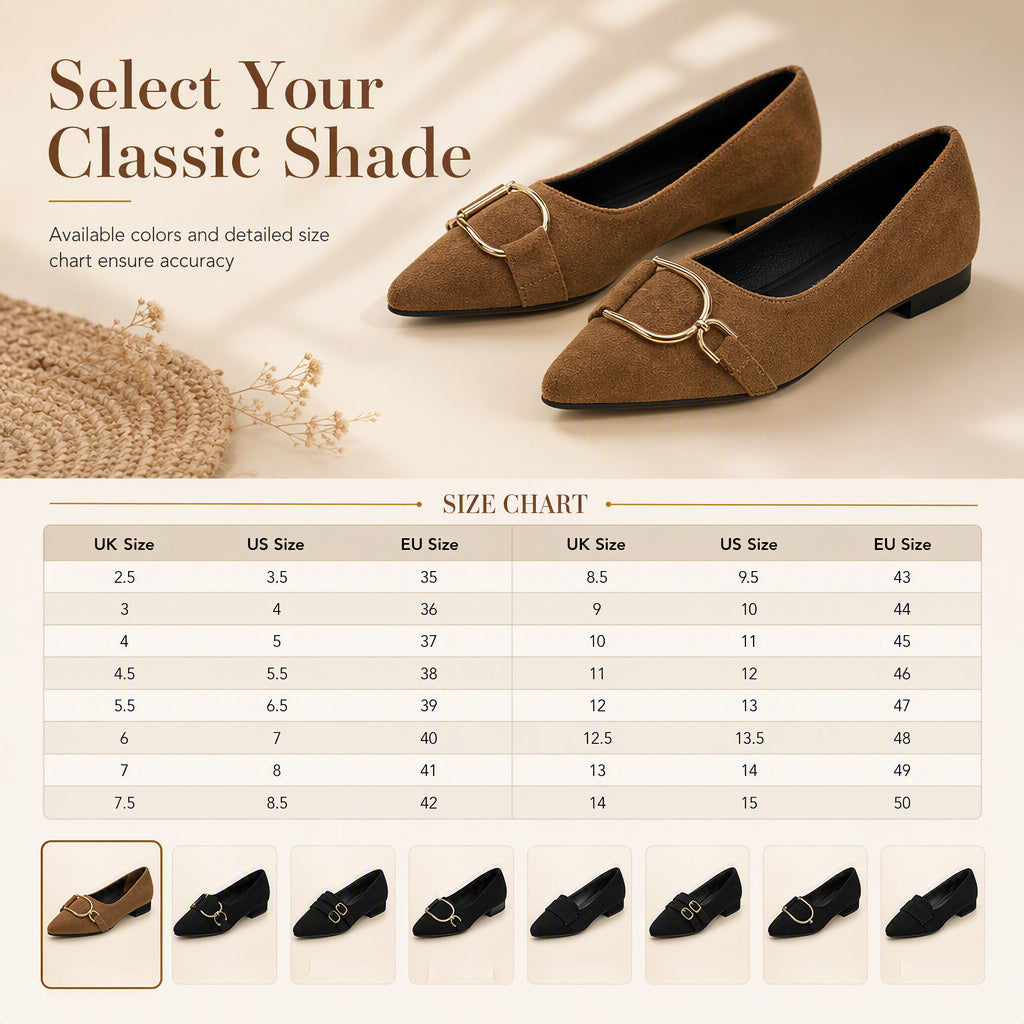 Women's Pointed Toe Casual Flat Shoes
