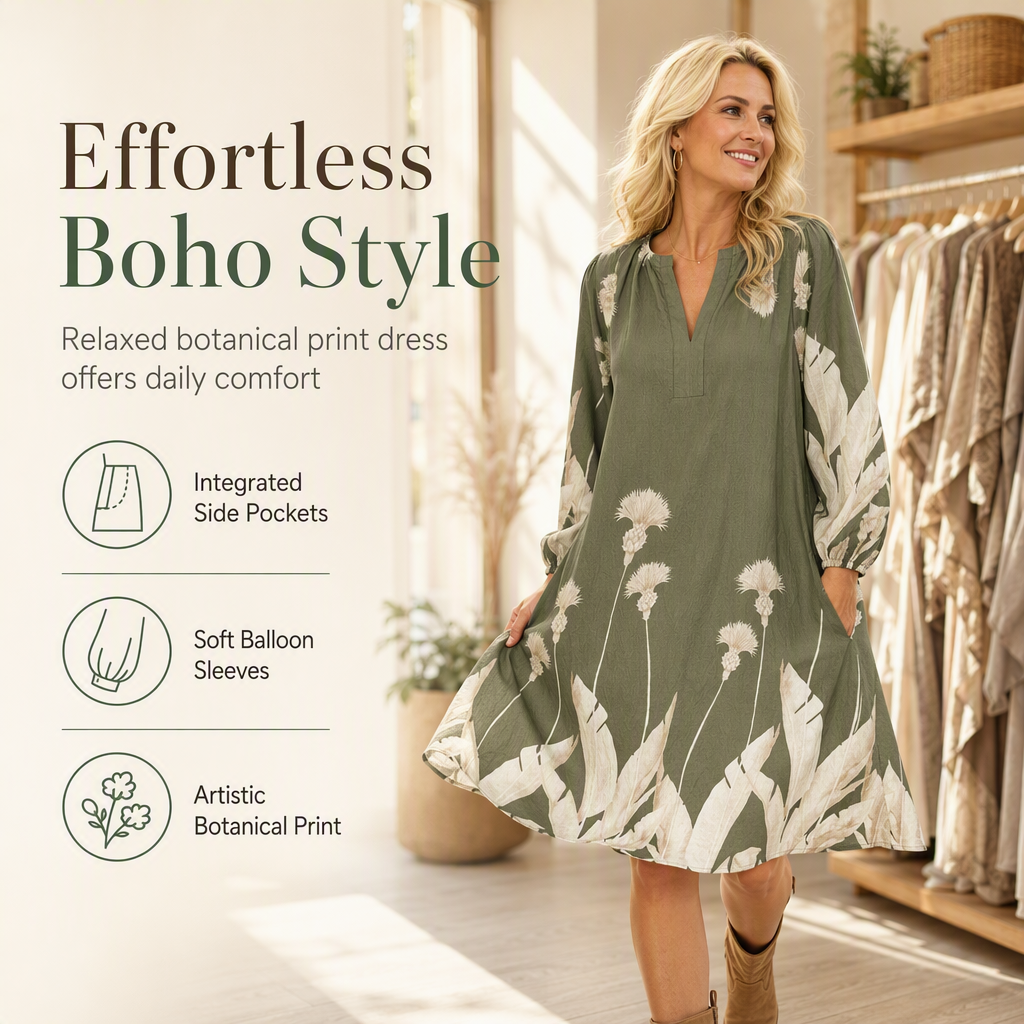 Women's Dress Available in Brown and Green Sizes S to 5XL