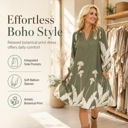 Women's Dress Available in Brown and Green Sizes S to 5XL