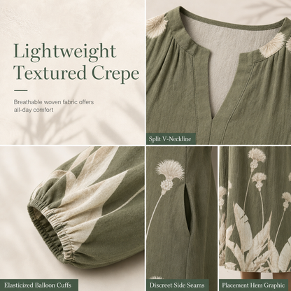 Women's Dress Available in Brown and Green Sizes S to 5XL
