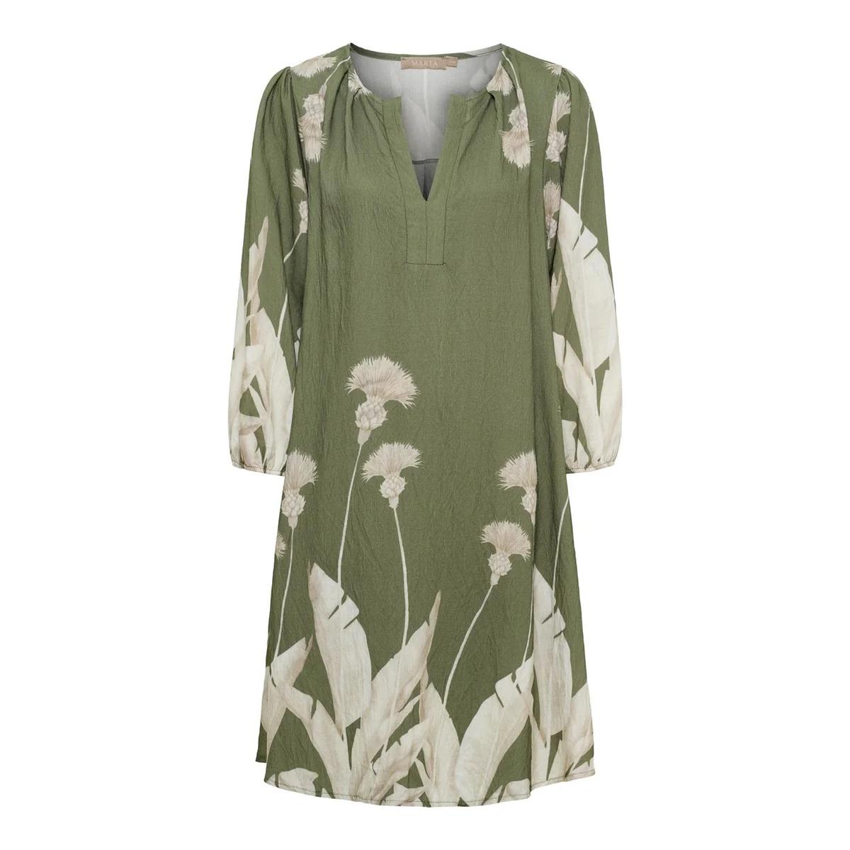 Women's Dress Available in Brown and Green Sizes S to 5XL