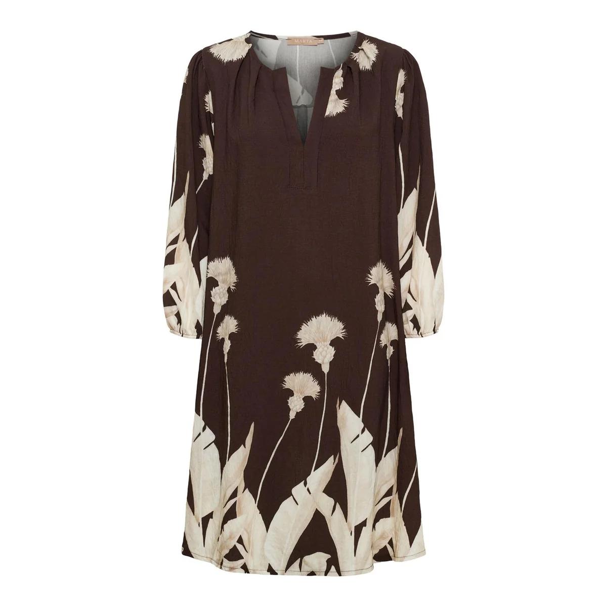 Women's Dress Available in Brown and Green Sizes S to 5XL