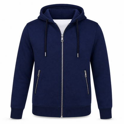 🧶 Women's Premium Full Zip Hooded with Zipper Pockets