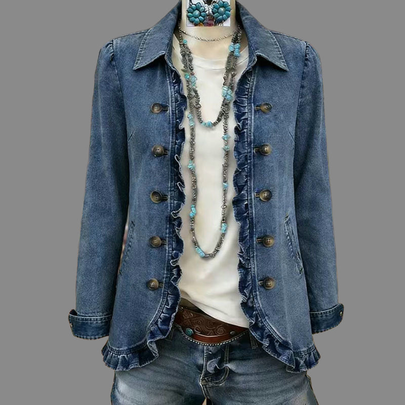Women's Effortless Button Down Denim Shacket