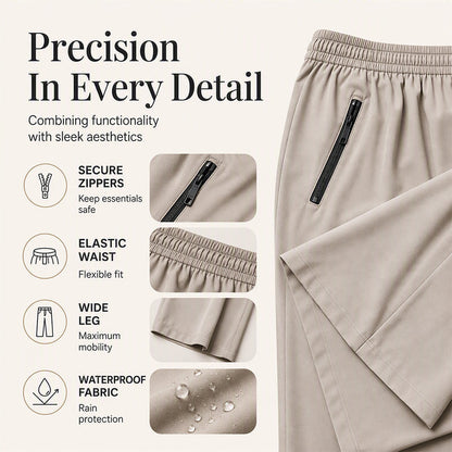 Women's Outdoor Waterproof Pants with Zipper Pockets