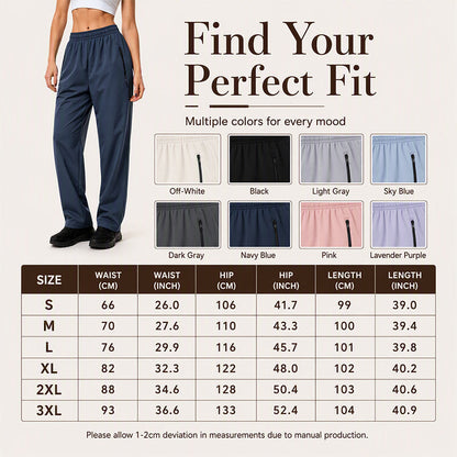 Women's Outdoor Waterproof Pants with Zipper Pockets