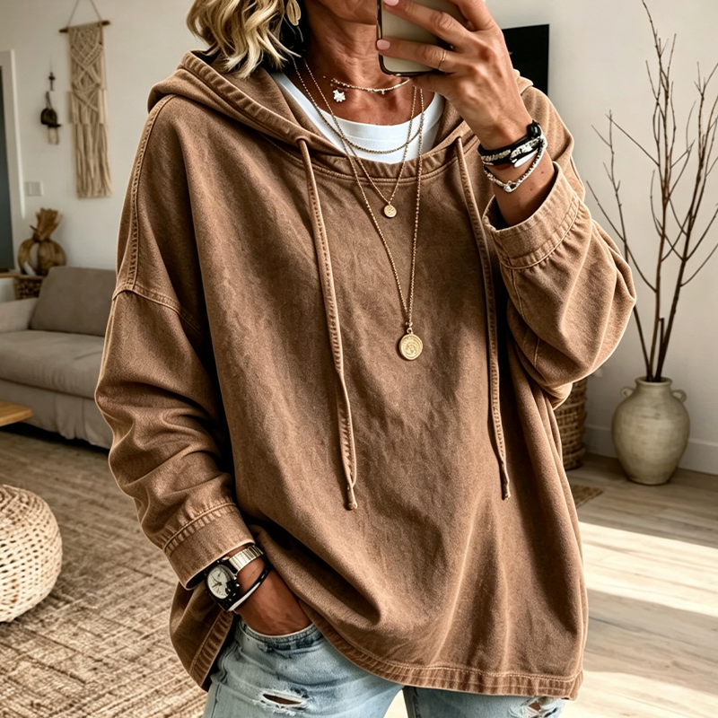 🌸Hot Sale 50% OFF💖Women's Casual Denim Hoodie