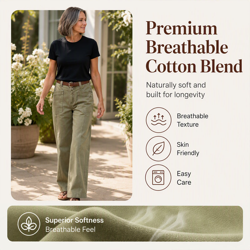 Women's Casual Straight Leg Pants