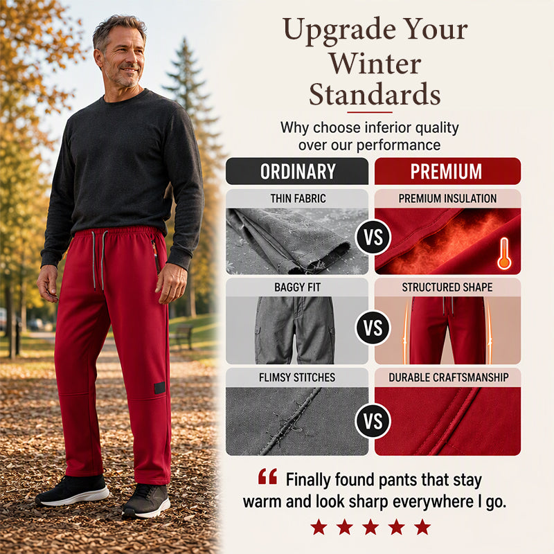 Unisex Winter Outdoor Thermal Sweatpants