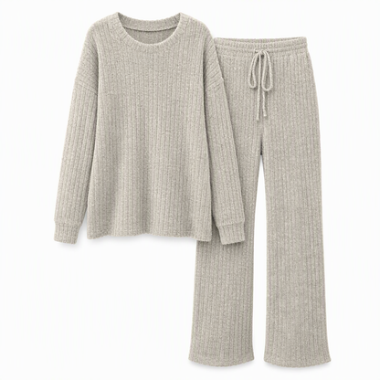 Women's Casual Knit Loungewear Set