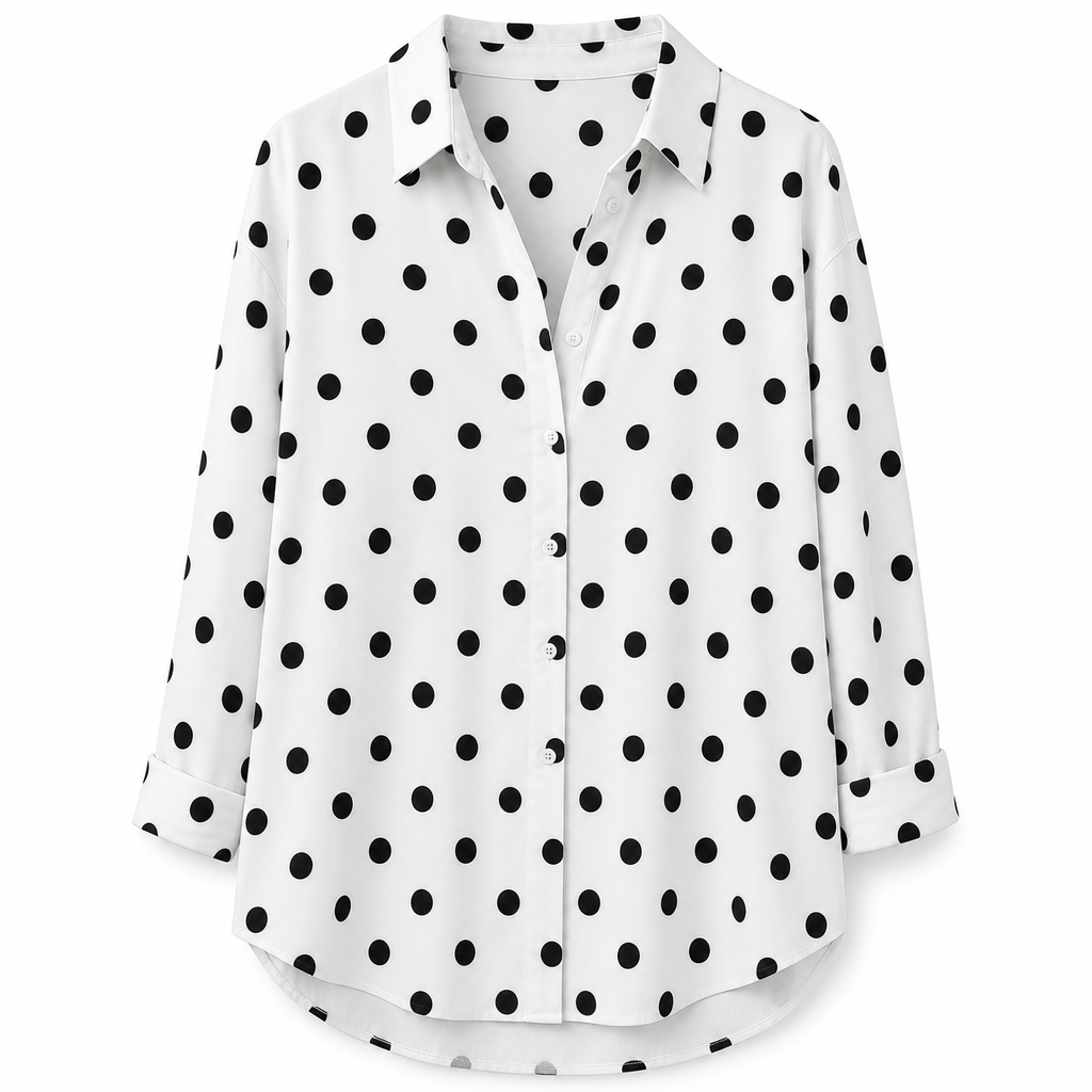 ⏳⏰Women Elegant Casual Long Sleeve Button Up Blouse