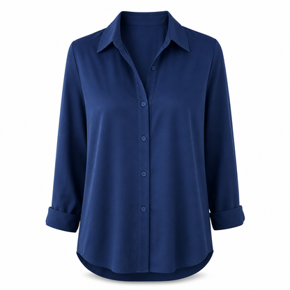 ⏳⏰Women Elegant Casual Long Sleeve Button Up Blouse