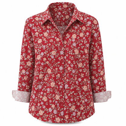 ⏳⏰Women Elegant Casual Long Sleeve Button Up Blouse