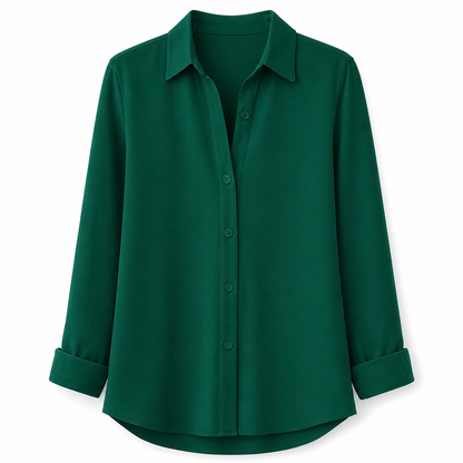 ⏳⏰Women Elegant Casual Long Sleeve Button Up Blouse