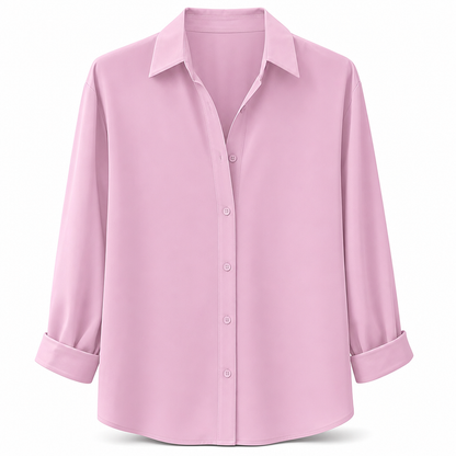 ⏳⏰Women Elegant Casual Long Sleeve Button Up Blouse
