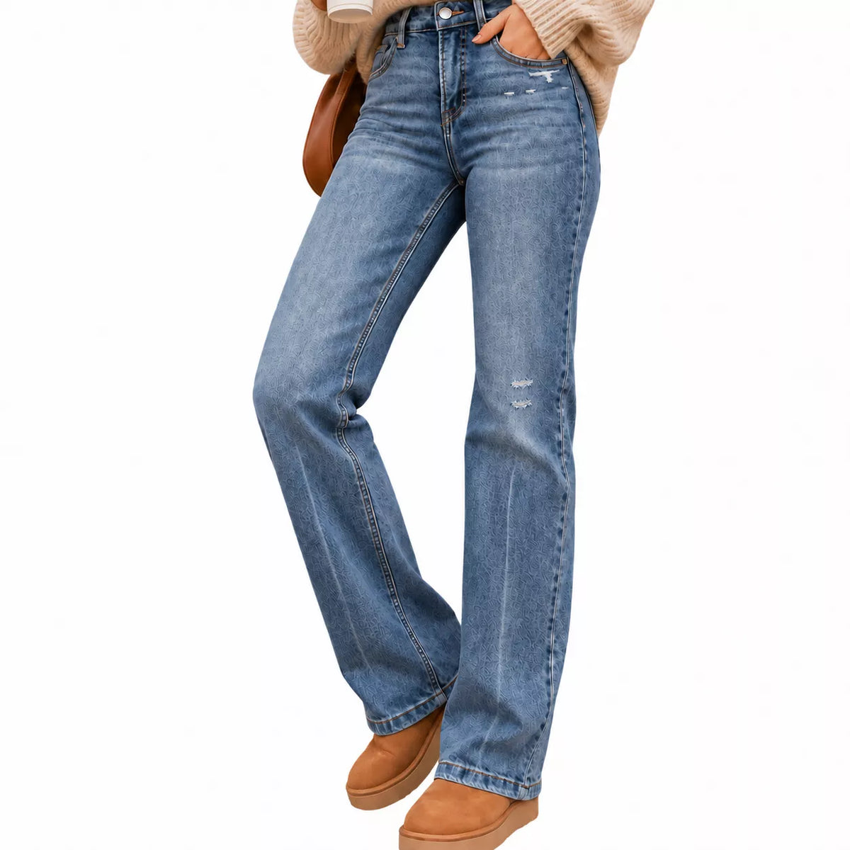Finally, Jeans That Don't Make You Choose Between Style and Comfort — Women's Stretchy High-Waisted Jeans with a Flattering Rise and Easy Everyday Appeal