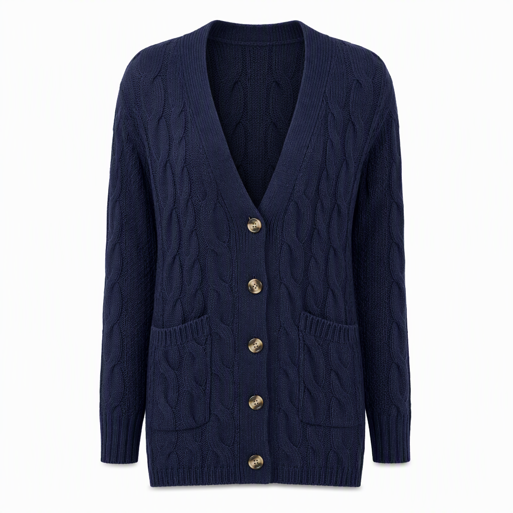 🌸Women's Long Single Breasted Knitted Cardigan Sweater Casual Outerwear Coat for Autumn and Winter