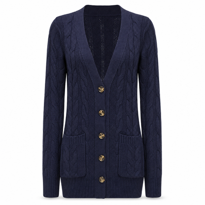 🌸Women's Long Single Breasted Knitted Cardigan Sweater Casual Outerwear Coat for Autumn and Winter