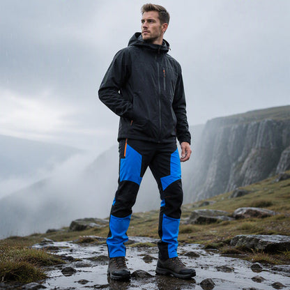 🔥Men's Waterproof Windproof Patchwork Hiking Pants