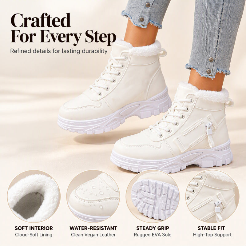 Women's Winter Warm Plush-Lined Ankle Boots