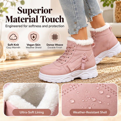 Women's Winter Warm Plush-Lined Ankle Boots