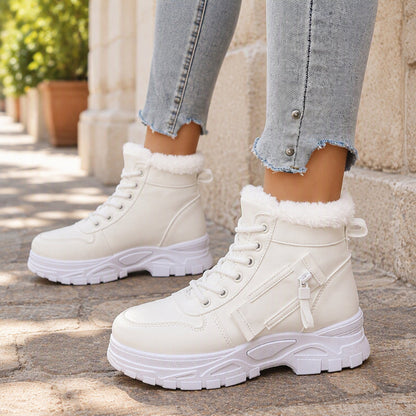 Women's Winter Warm Plush-Lined Ankle Boots