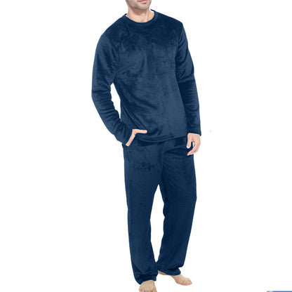 Men's Cozy Thermal Velvet Pajama Set