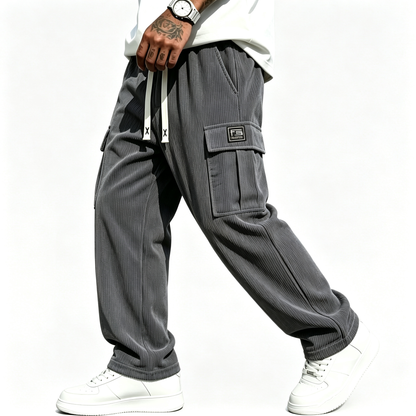 Men's Relaxed Fit Corduroy Cargo Pants