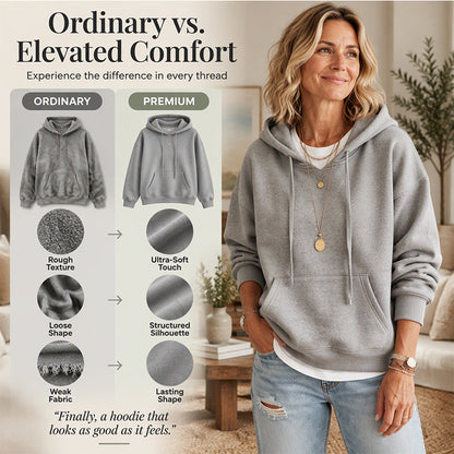 Women's Casual Oversized Drawstring Hoodie