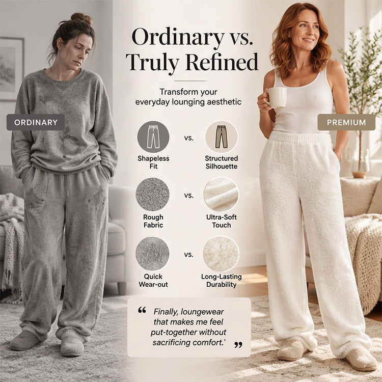 Women's Cozy Soft Wide-Leg Pants