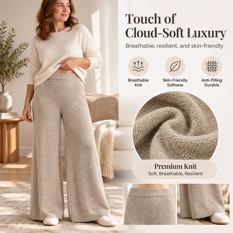 Women's Cozy Soft Wide-Leg Pants