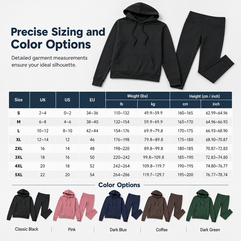 Women Two Piece Outfit Crew Neck Long Sleeve Top and Matching Pants Set for Fall