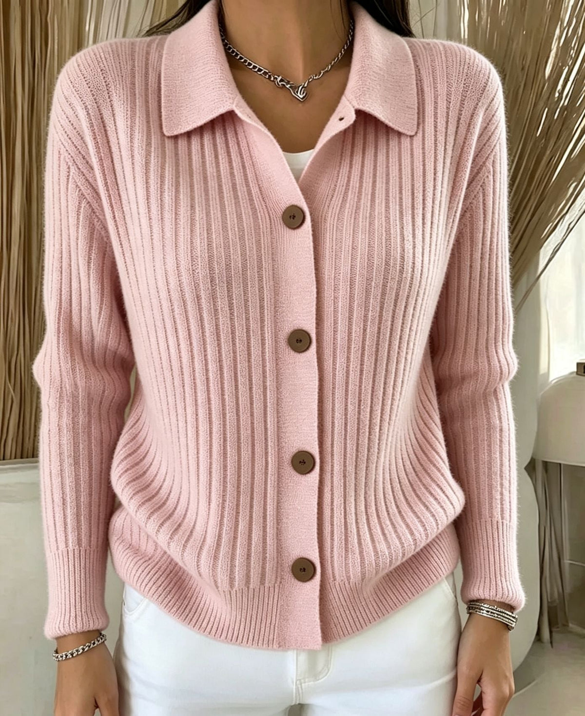 Women's Casual Loose Fit Knit Cardigan