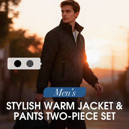 💥Hot Sale 50% OFF🧥Men's Stylish Warm Jacket & Pants Two-Piece Set | Polished Look, Cozy Warmth
