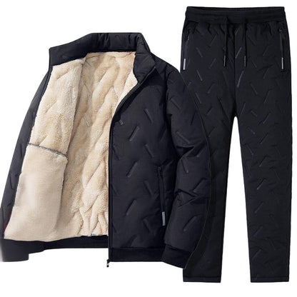 💥Hot Sale 50% OFF🧥Men's Stylish Warm Jacket & Pants Two-Piece Set | Polished Look, Cozy Warmth