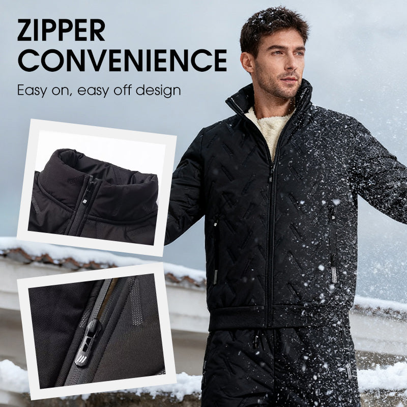 💥Hot Sale 50% OFF🧥Men's Stylish Warm Jacket & Pants Two-Piece Set | Polished Look, Cozy Warmth