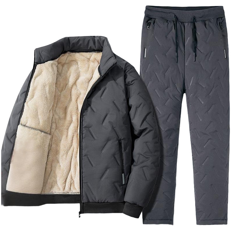💥Hot Sale 50% OFF🧥Men's Stylish Warm Jacket & Pants Two-Piece Set | Polished Look, Cozy Warmth