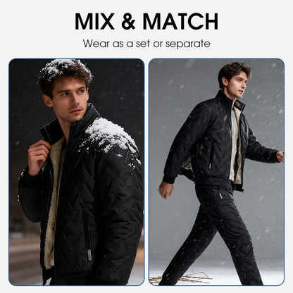 💥Hot Sale 50% OFF🧥Men's Stylish Warm Jacket & Pants Two-Piece Set | Polished Look, Cozy Warmth