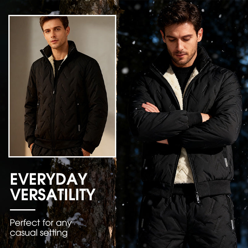 💥Hot Sale 50% OFF🧥Men's Stylish Warm Jacket & Pants Two-Piece Set | Polished Look, Cozy Warmth