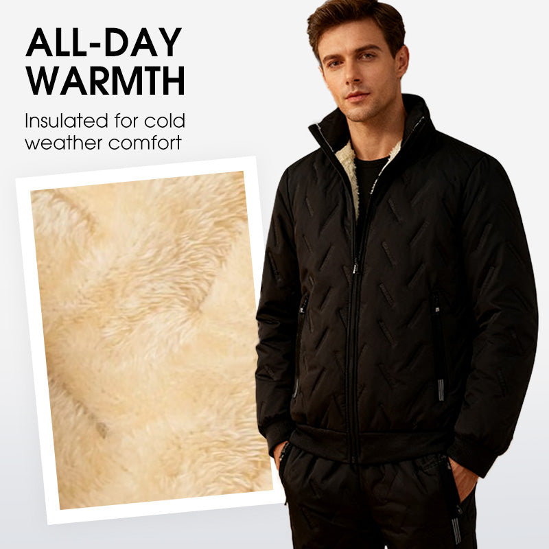 💥Hot Sale 50% OFF🧥Men's Stylish Warm Jacket & Pants Two-Piece Set | Polished Look, Cozy Warmth