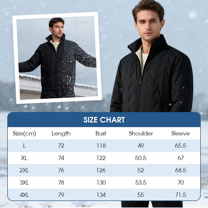 💥Hot Sale 50% OFF🧥Men's Stylish Warm Jacket & Pants Two-Piece Set | Polished Look, Cozy Warmth