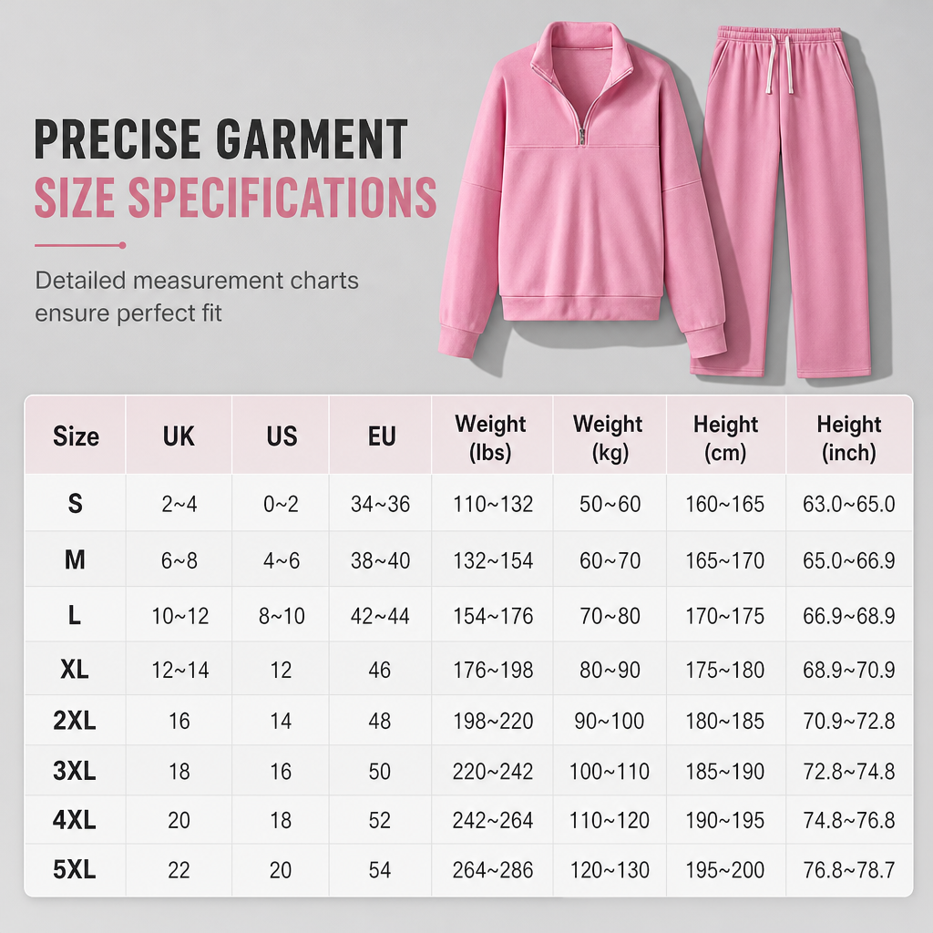 Two Piece Long Pants Set with Matching Top and Trousers