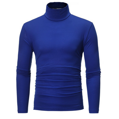 👕 Streamlined Silhouette, Comfortable Neck Coverage | Men's Slim Fit Mock Turtleneck Top