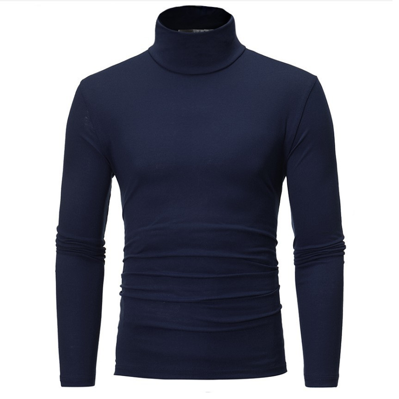 👕 Streamlined Silhouette, Comfortable Neck Coverage | Men's Slim Fit Mock Turtleneck Top